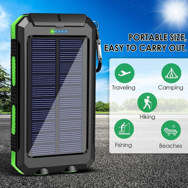 Waterproof Solar Power Bank