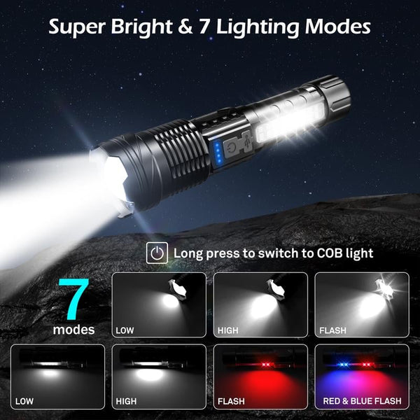 2025 New Upgraded - Tactical LED Flashlight