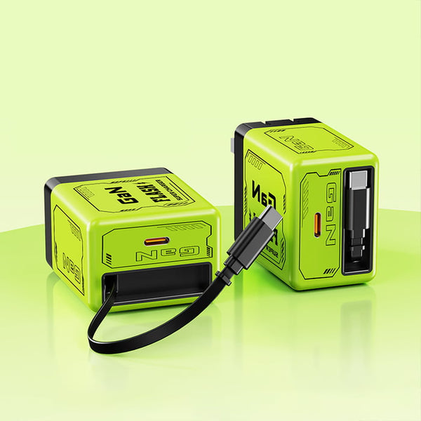W&O 2-in-1 GaN Compatible with 120W Fast Charger